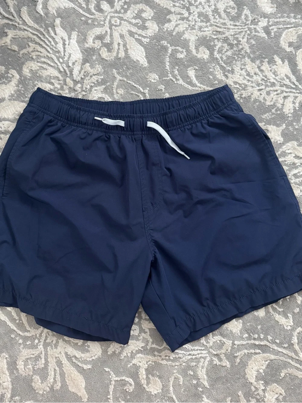 Bearbottom Men's Navy Swim Trunks with Drawstring